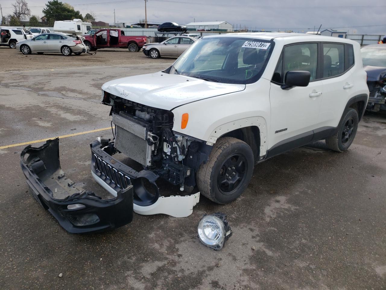 Photo 2 from auction – 2017 JEEP RENEGADE S with VIN ZACCJBABXHPG04683