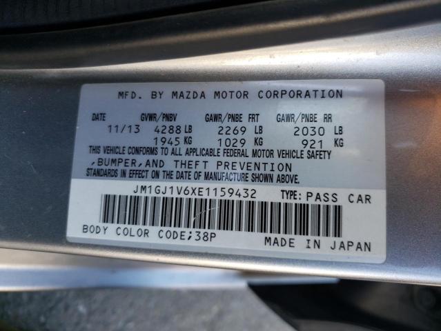 Photo 10 from auction – 2014 MAZDA 6 TOURING with VIN JM1GJ1V6XE1159432