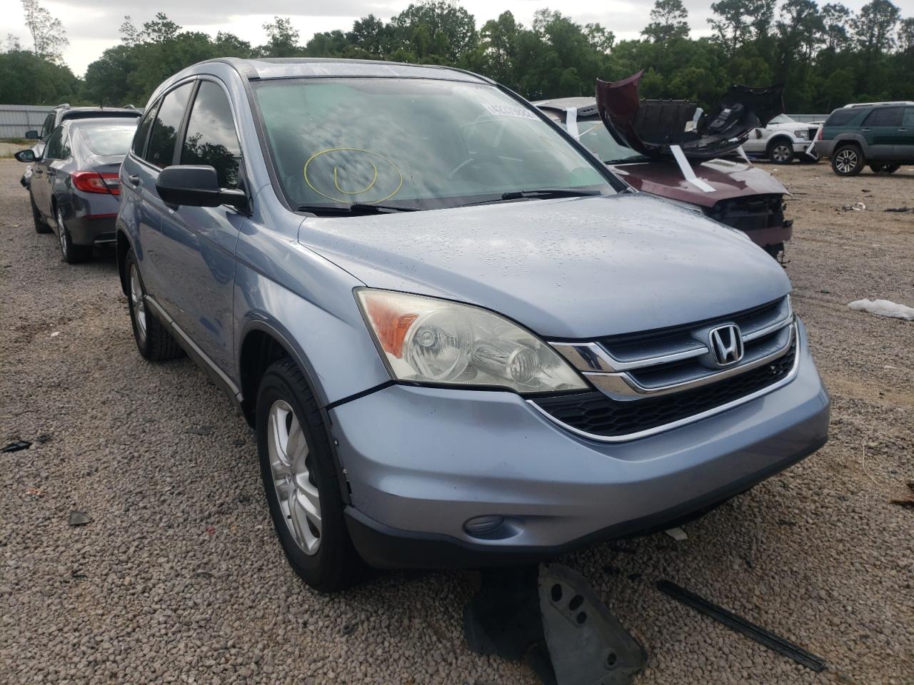 HONDA CR-V EX 2011 with VIN 5J6RE3H54BL015011 - Photo from auction