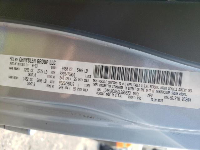 Photo 10 from auction – 2013 JEEP WRANGLER U with VIN 1C4BJWDG5DL685973