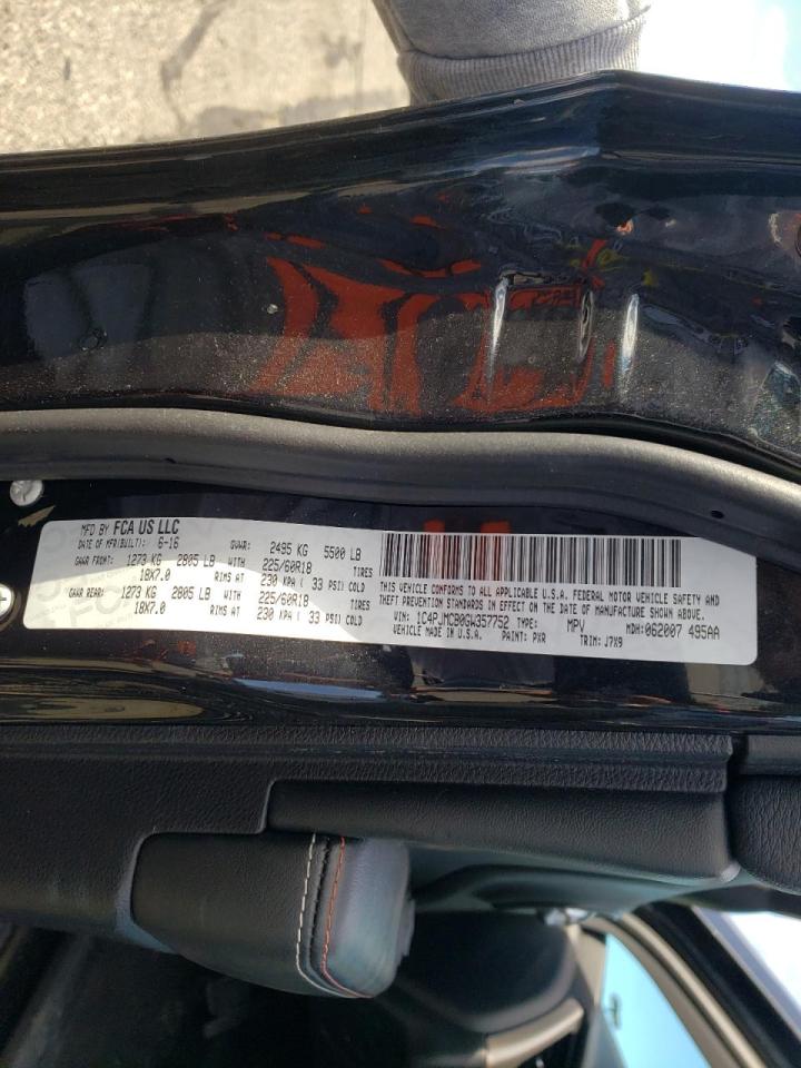 Photo 10 from auction – 2016 JEEP CHEROKEE L with VIN 1C4PJMCB0GW357752