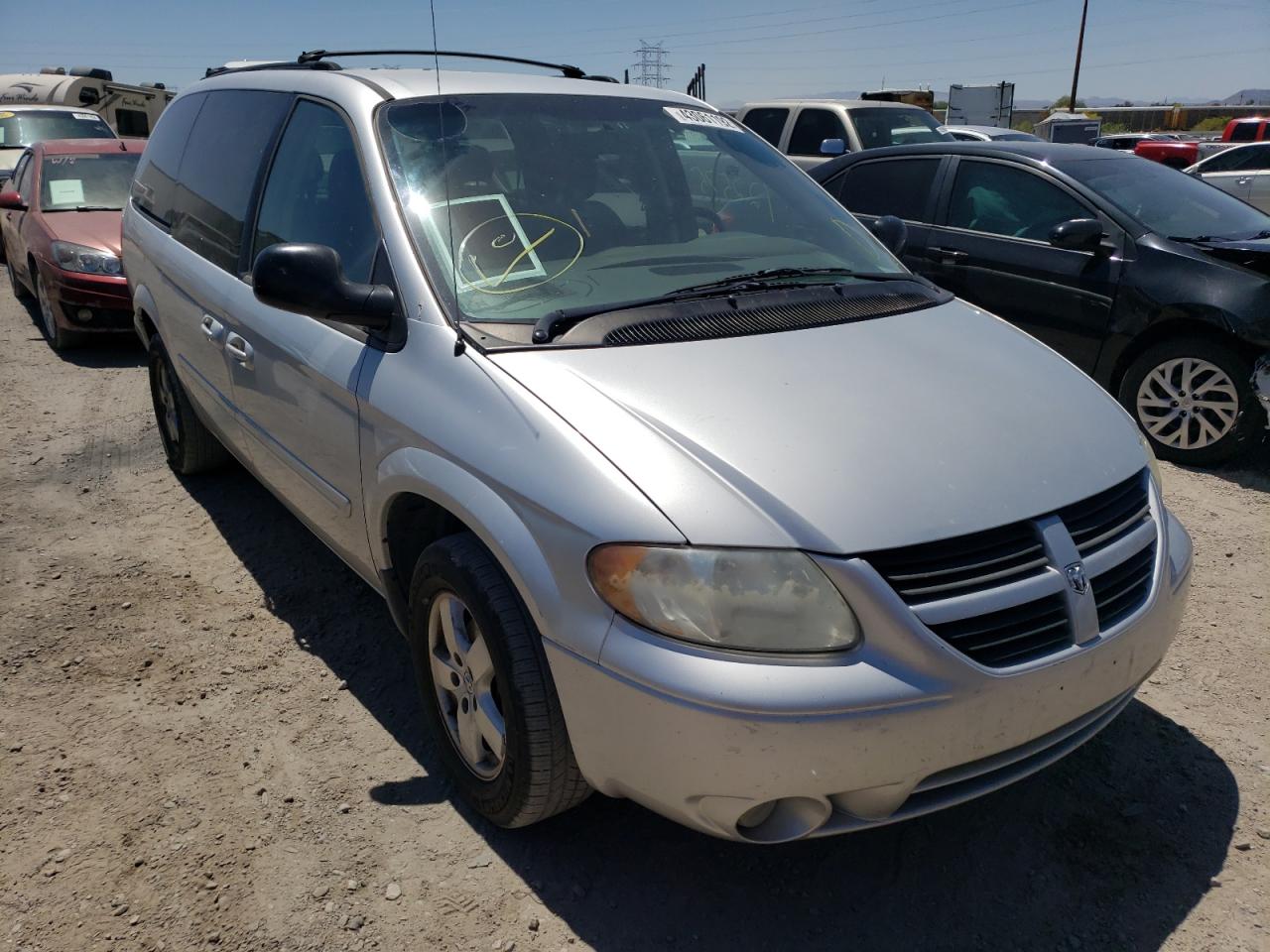 DODGE GRAND CARA 2007 with VIN 2D4GP44L87R166338 - Photo from auction