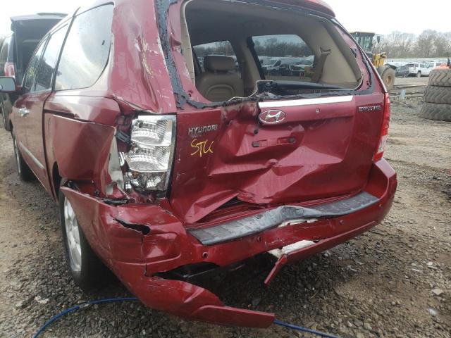Photo 9 from auction – 2008 HYUNDAI ENTOURAGE with VIN KNDMC233286044343