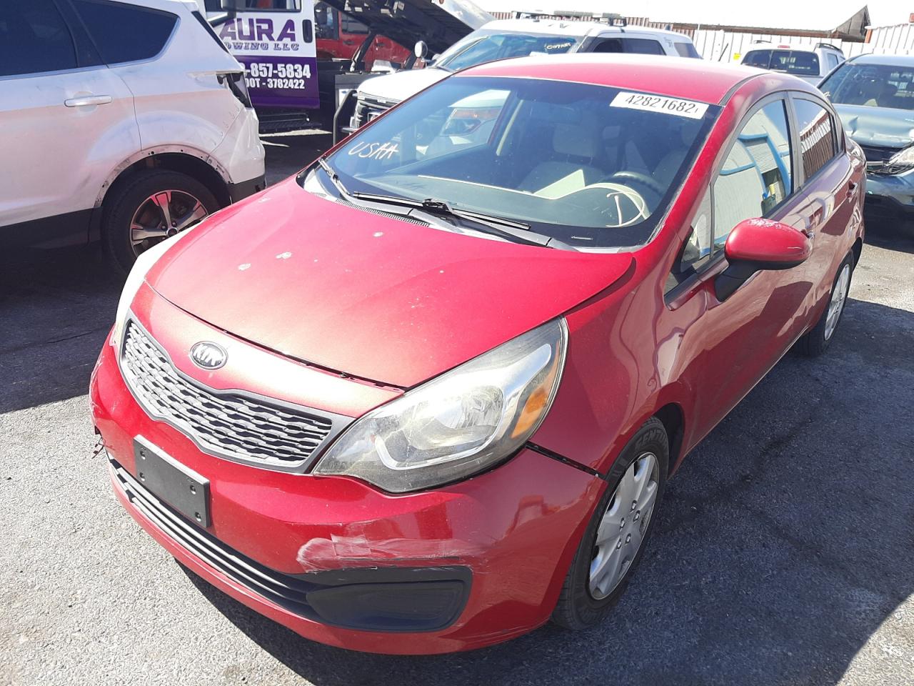 Photo 2 from auction – 2013 KIA RIO LX with VIN KNADM4A36D6153603