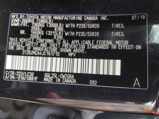 Photo 10 from auction – 2018 LEXUS RX 350 BAS with VIN 2T2BZMCA4JC161710