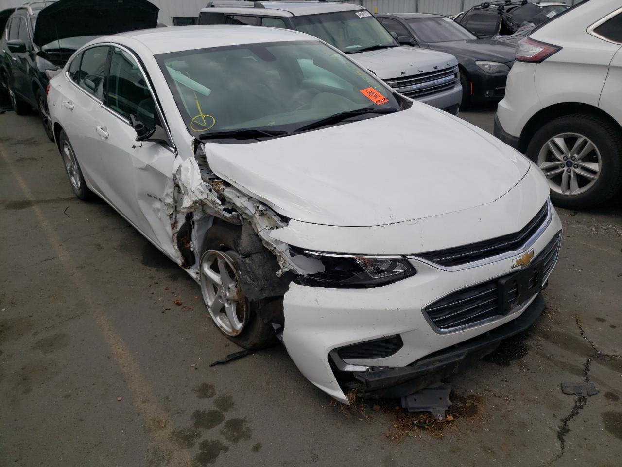 CHEVROLET MALIBU LS 2017 with VIN 1G1ZC5ST3HF262244 - Photo from auction