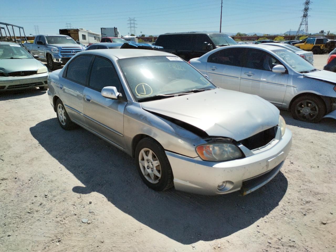 KIA SPECTRA BA 2004 with VIN KNAFB121645318775 - Photo from auction