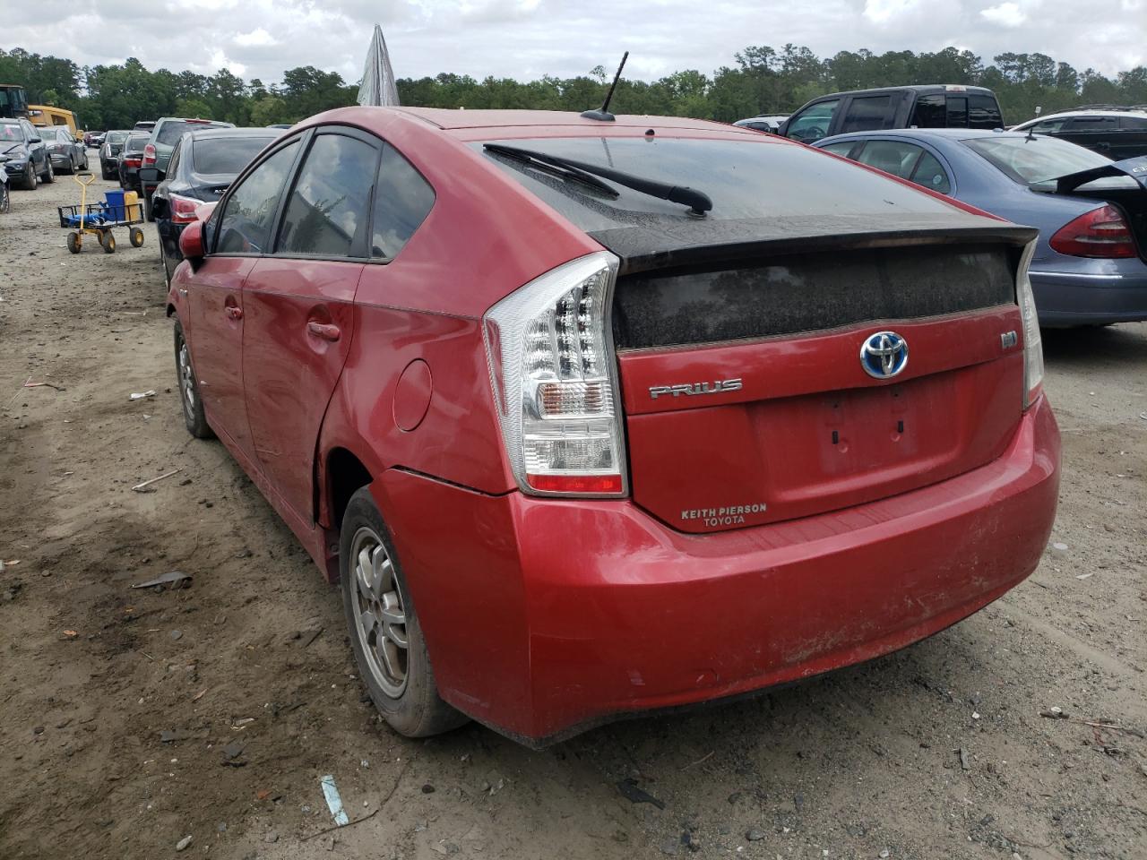 Photo 3 from auction – 2011 TOYOTA PRIUS with VIN JTDKN3DU2B1414855
