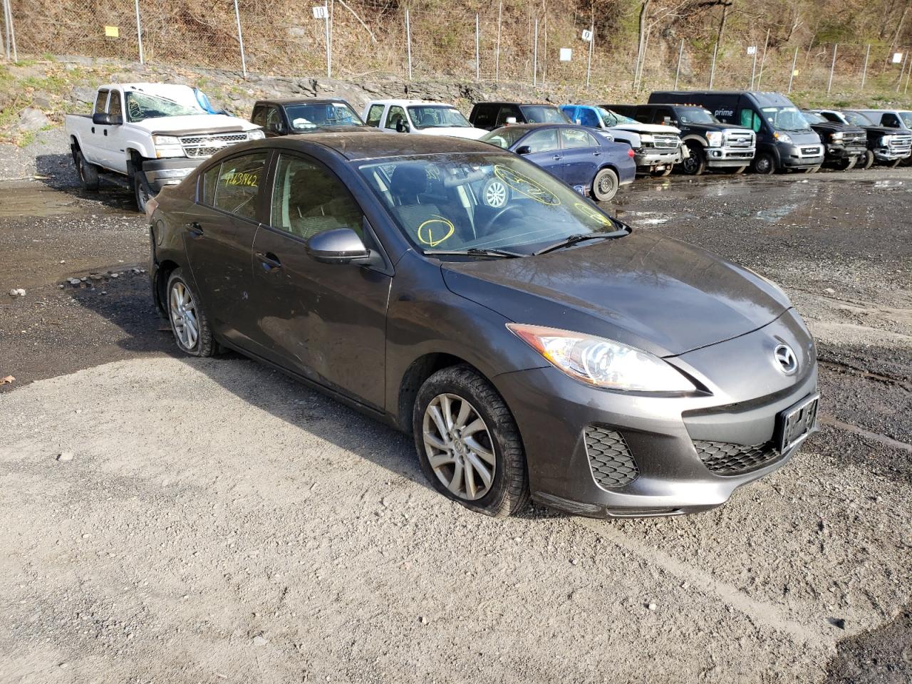 MAZDA 3 I 2012 with VIN JM1BL1V87C1699548 - Photo from auction