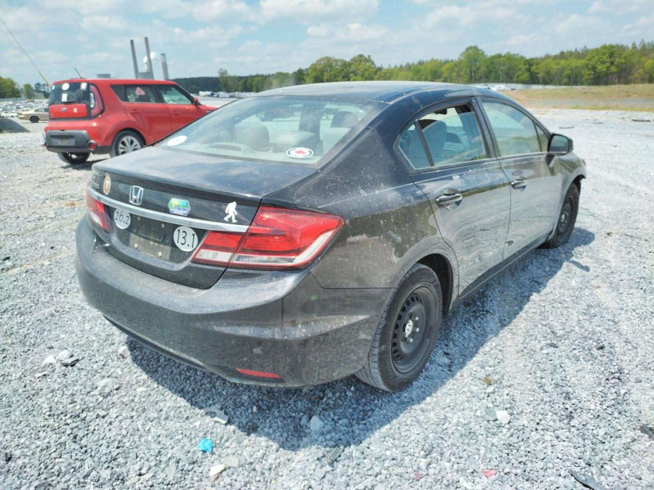 Photo 4 from auction – 2014 HONDA CIVIC LX with VIN 19XFB2F58EE070539