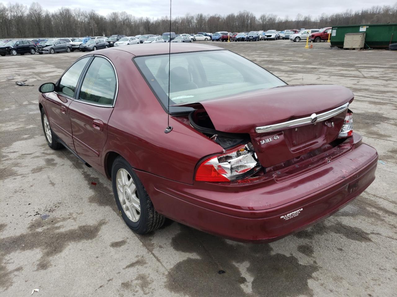 Photo 3 from auction – 2005 MERCURY SABLE GS with VIN 1MEFM50245A629676