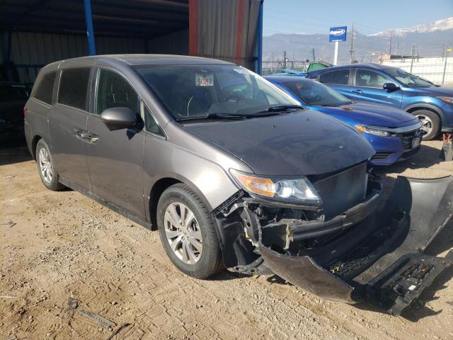 HONDA ODYSSEY EX 2014 with VIN 5FNRL5H61EB051875 - Photo from auction