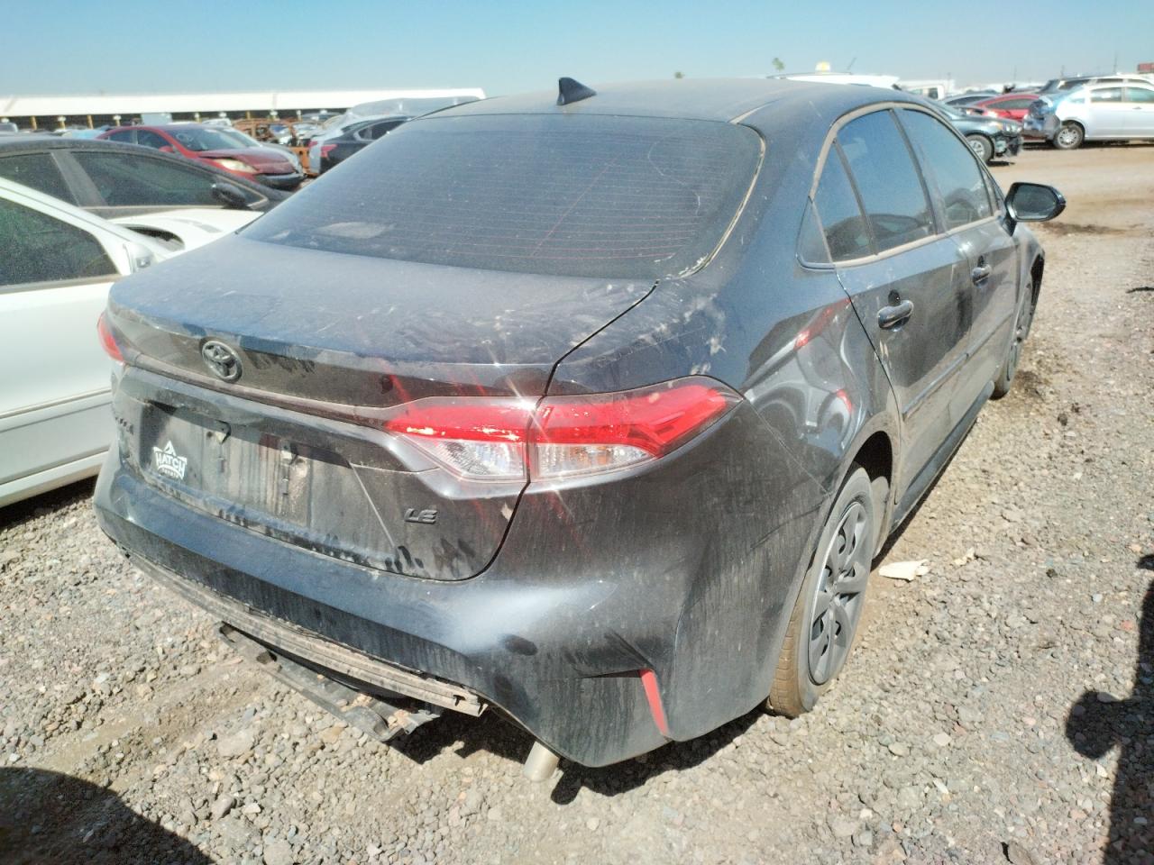 Photo 4 from auction – 2022 TOYOTA COROLLA LE with VIN JTDEPMAE2NJ211981