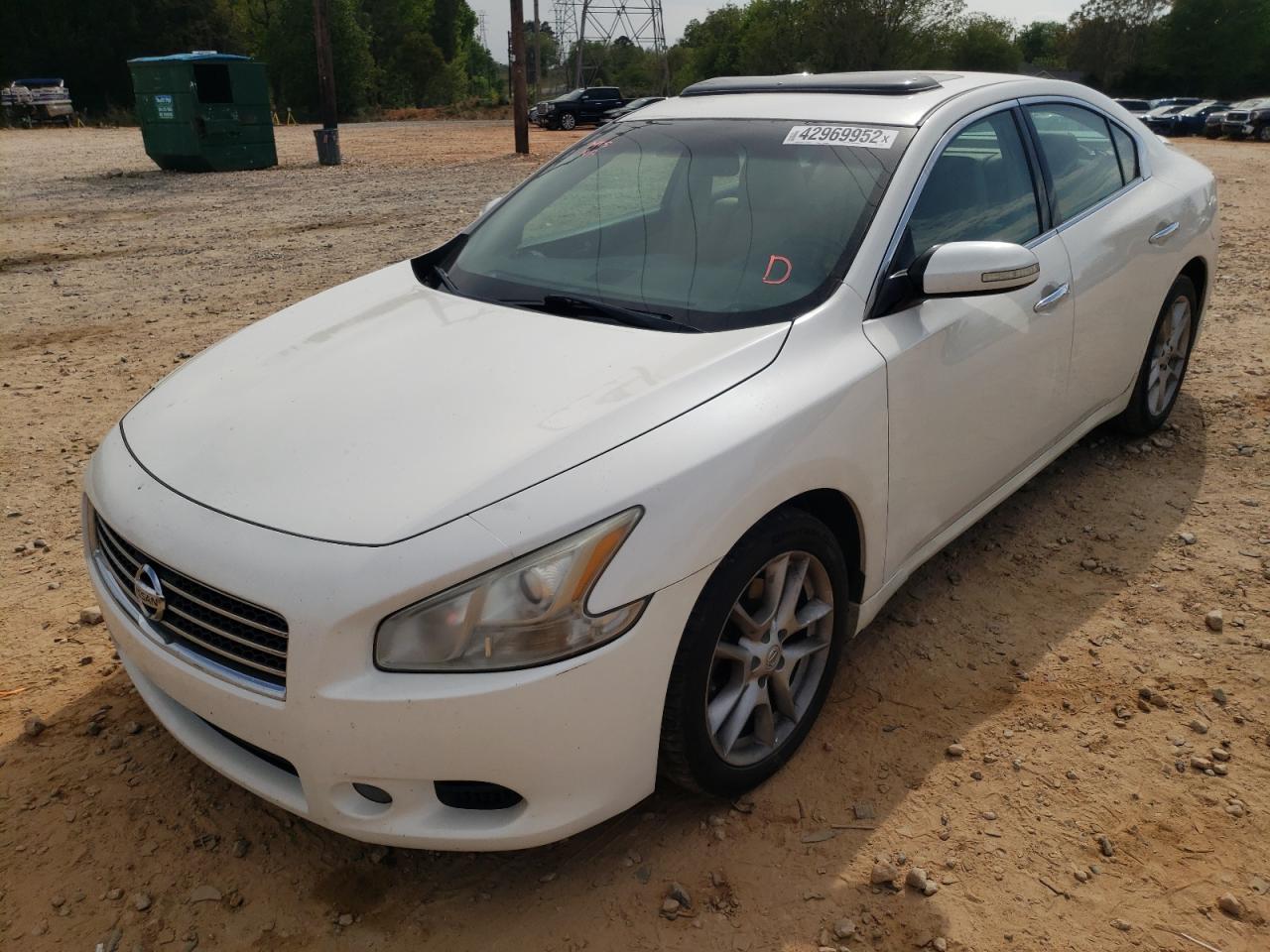 Photo 2 from auction – 2011 NISSAN MAXIMA S with VIN 1N4AA5AP0BC829488