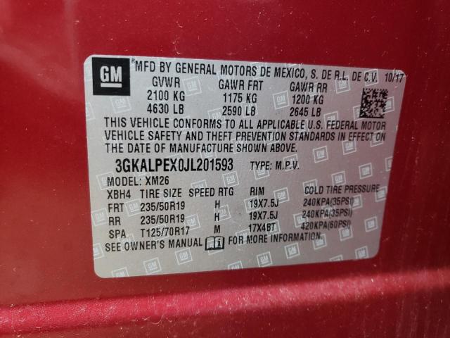 Photo 8 from auction – 2018 GMC TERRAIN SL with VIN 3GKALPEX0JL201593