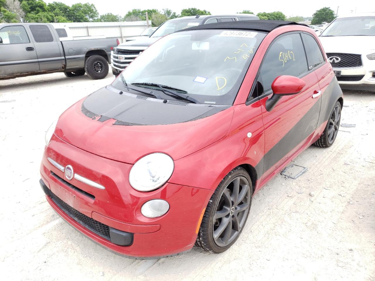 Photo 2 from auction – 2012 FIAT 500 POP with VIN 3C3CFFDR9CT347961