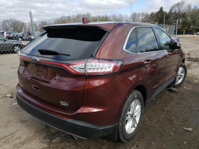 Photo 4 from auction – 2016 FORD EDGE SEL with VIN 2FMPK4J98GBC59238