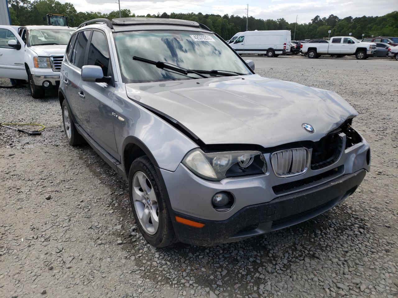 BMW X3 3.0SI 2007 with VIN WBXPC93447WF05514 - Photo from auction