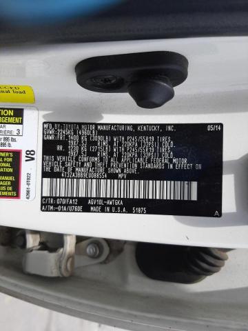 Photo 10 from auction – 2014 TOYOTA VENZA LE with VIN 4T3ZA3BB9EU088554