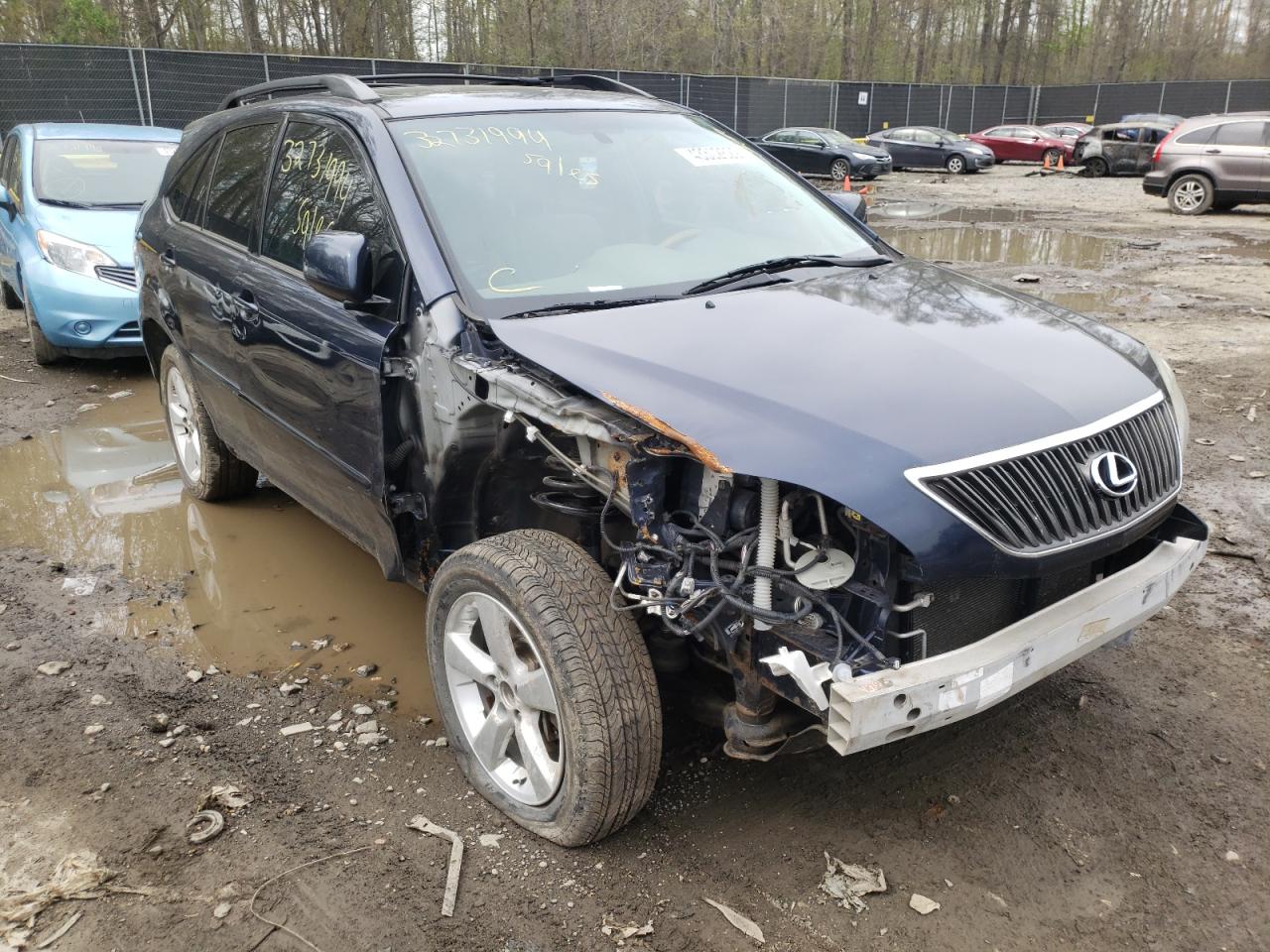 LEXUS RX 330 2006 with VIN JTJHA31UX60106044 - Photo from auction