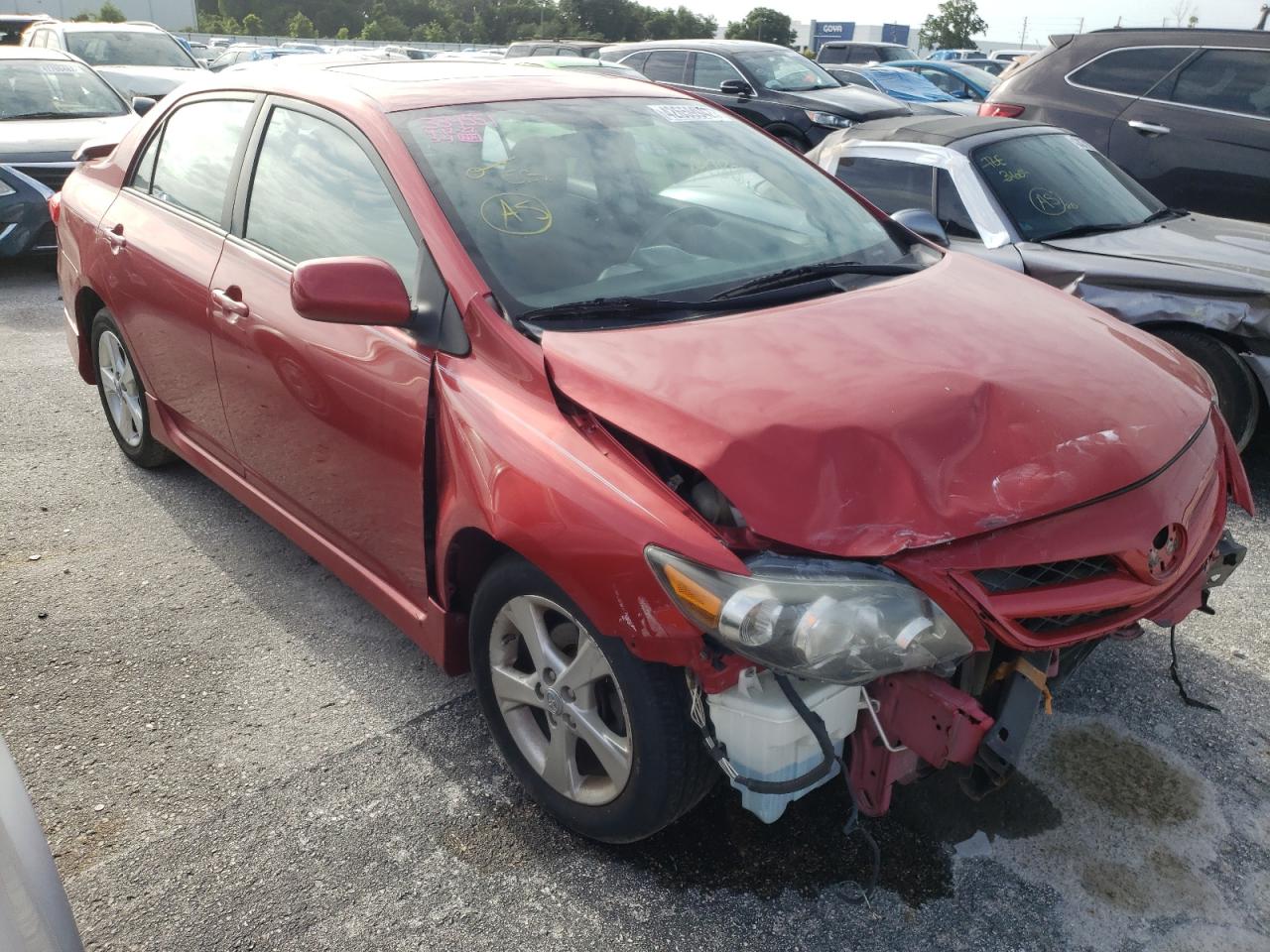 TOYOTA COROLLA 2012 with VIN 5YFBU4EE3CP042391 - Photo from auction