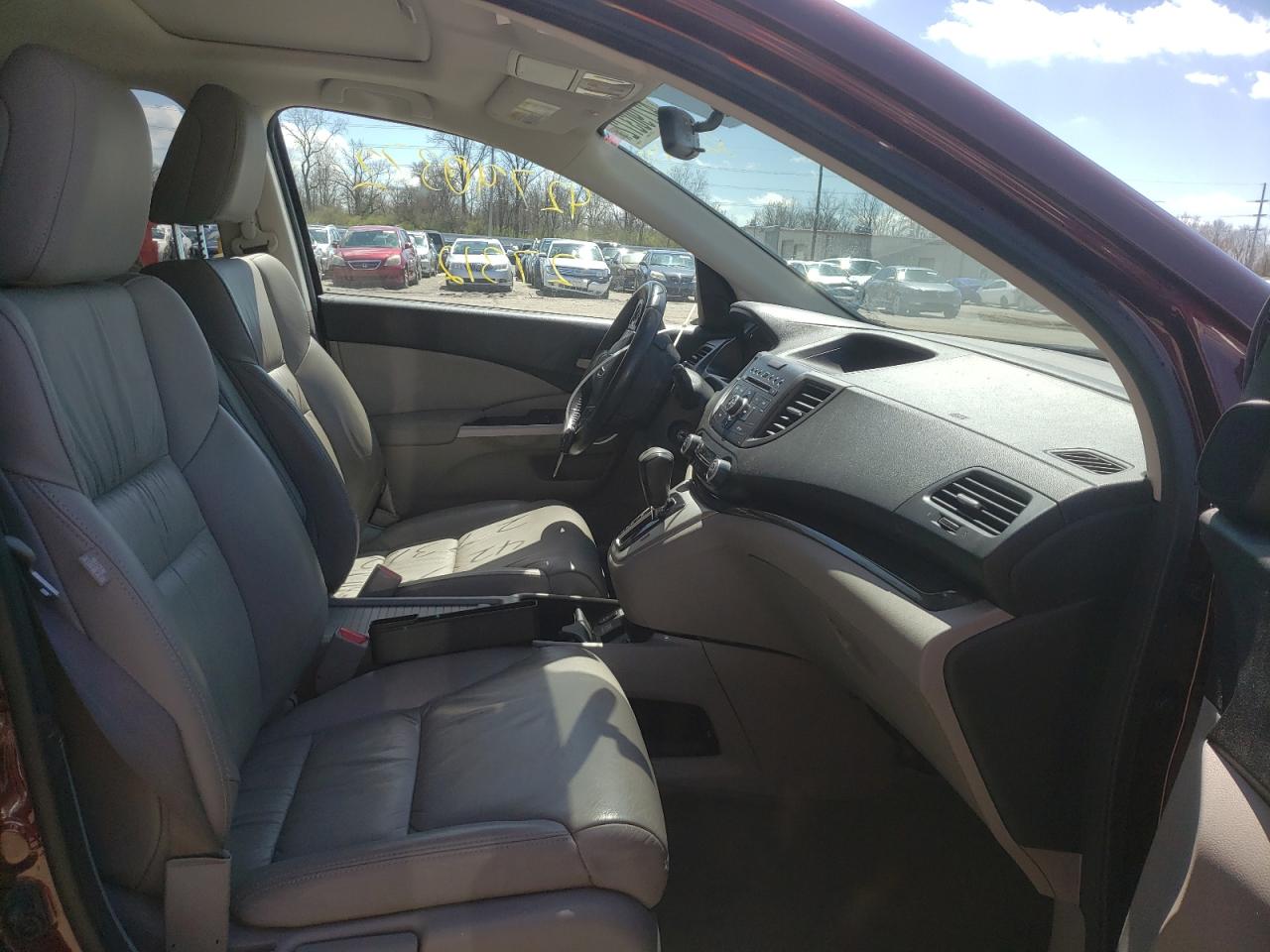 Photo 5 from auction – 2014 HONDA CR-V EXL with VIN 5J6RM4H78EL010067