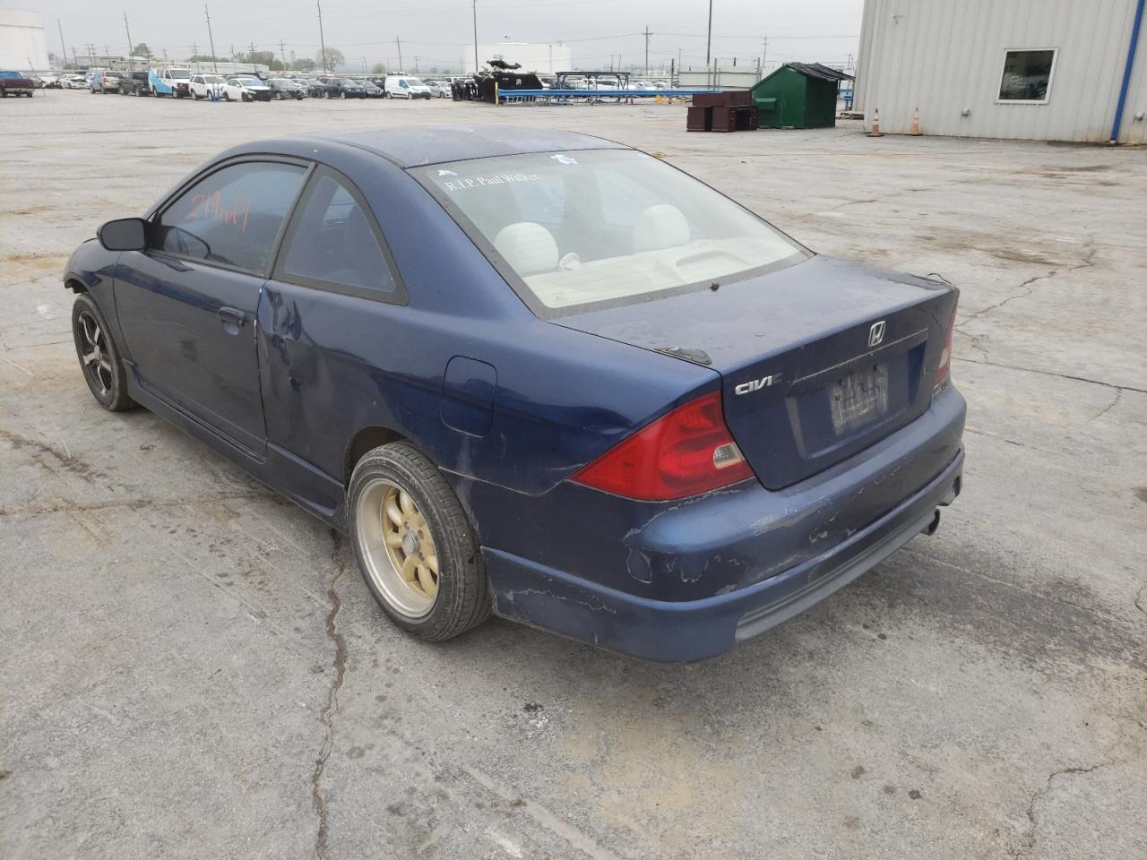Photo 3 from auction – 2003 HONDA CIVIC EX with VIN 1HGEM21973L026800