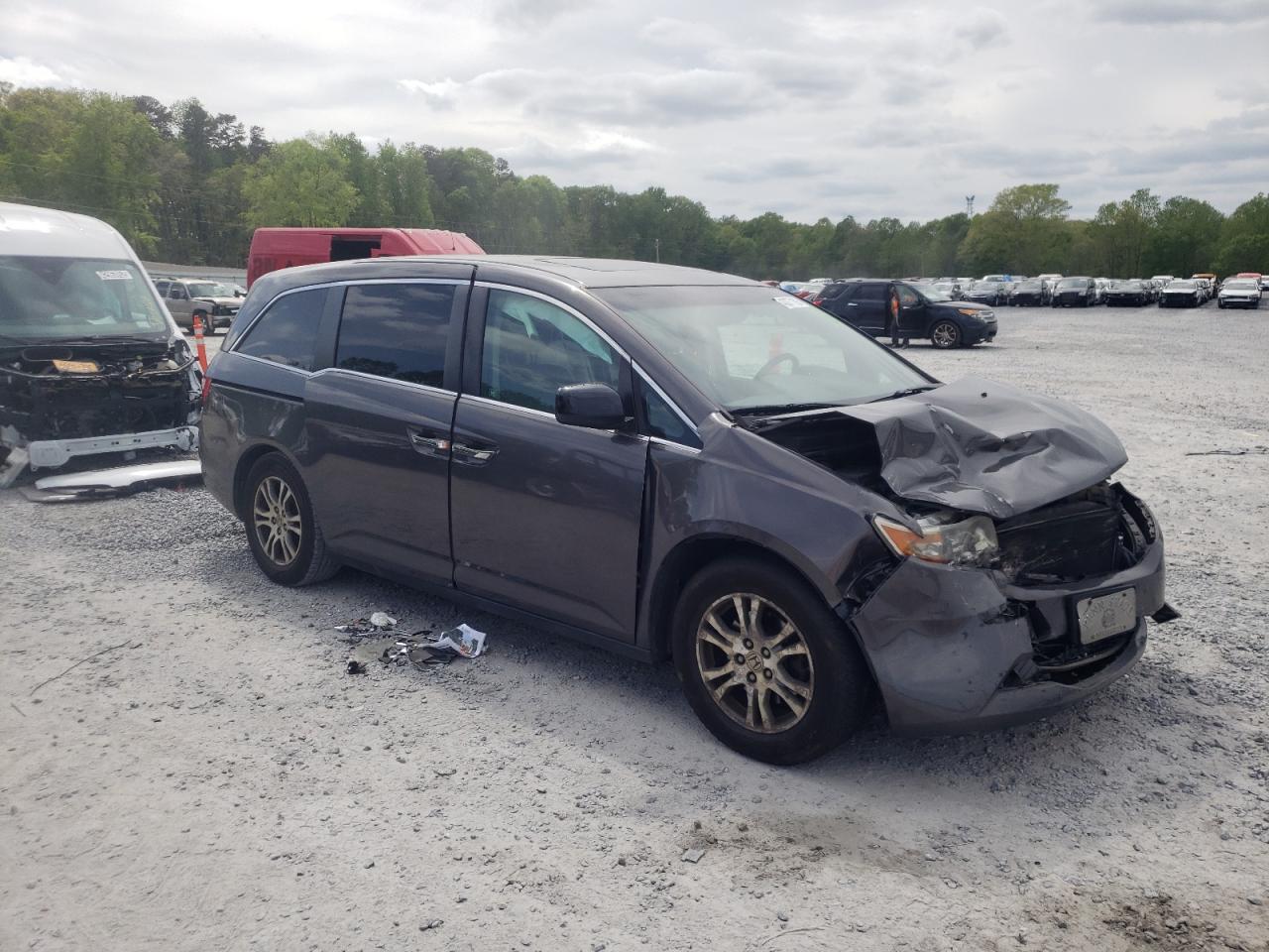 Photo 1 from auction – 2012 HONDA ODYSSEY EX with VIN 5FNRL5H69CB128831