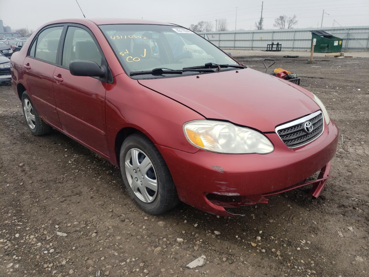 TOYOTA COROLLA CE 2005 with VIN 1NXBR32E35Z543055 - Photo from auction