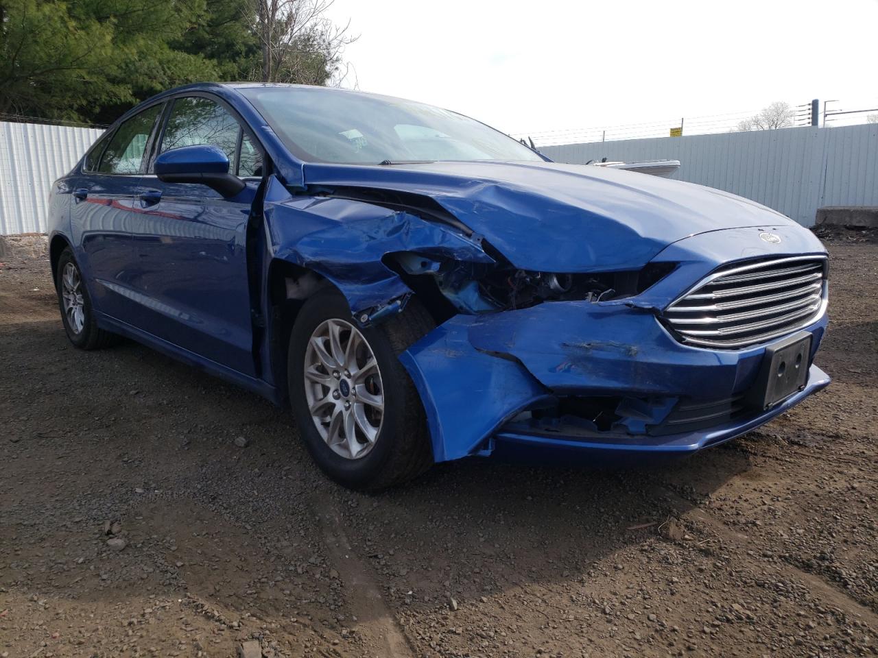 FORD FUSION S 2017 with VIN 3FA6P0G71HR280392 - Photo from auction
