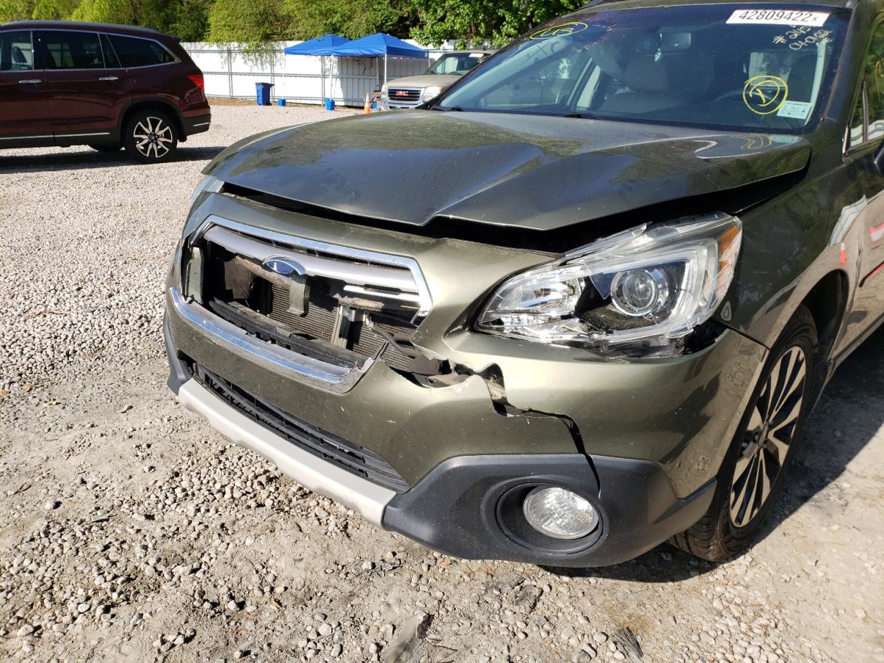 Photo 9 from auction – 2015 SUBARU OUTBACK 3. with VIN 4S4BSELC0F3215189