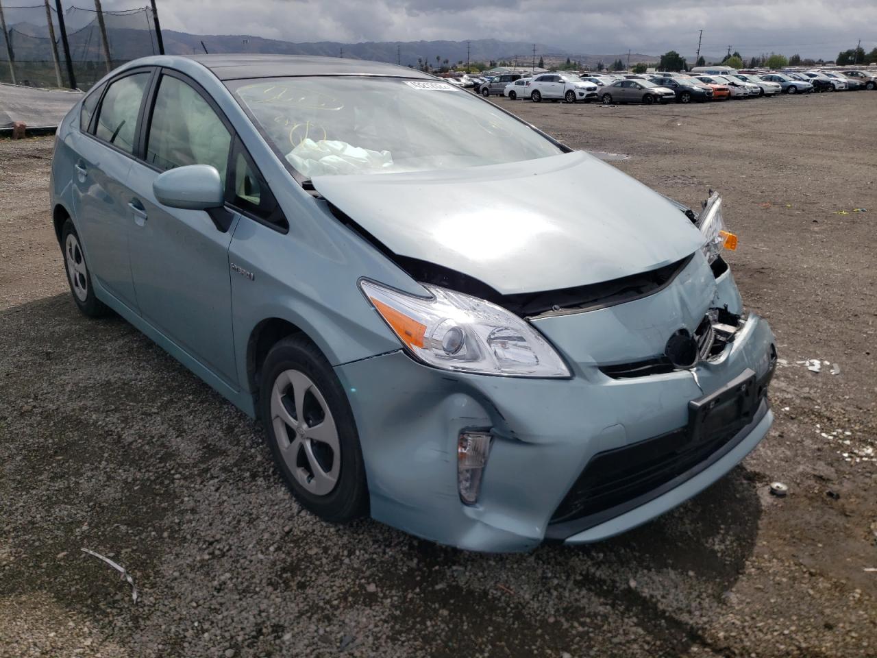 Photo 1 from auction – 2014 TOYOTA PRIUS with VIN JTDKN3DU6E1849821