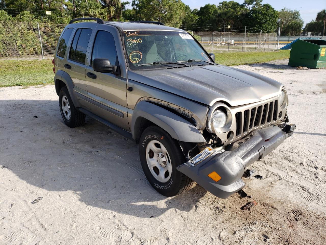 JEEP LIBERTY SP 2006 with VIN 1J4GK48K26W153713 - Photo from auction
