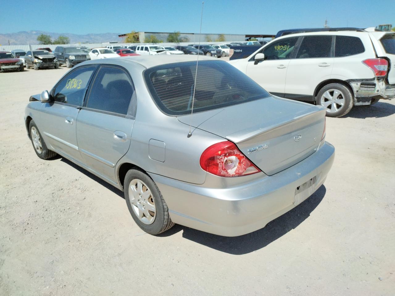 Photo 3 from auction – 2004 KIA SPECTRA BA with VIN KNAFB121645318775