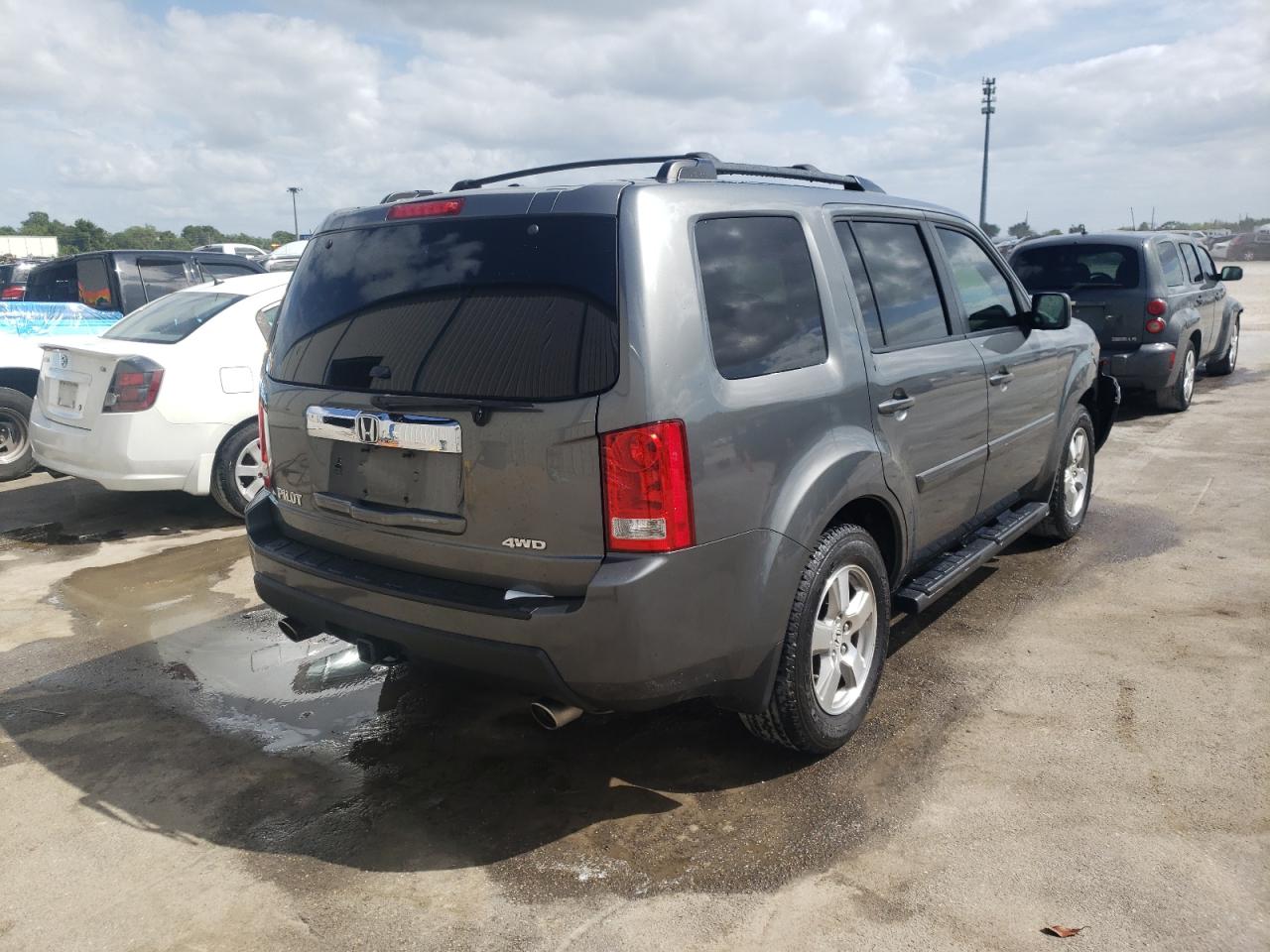 Photo 4 from auction – 2009 HONDA PILOT EXL with VIN 5FNYF48519B004002
