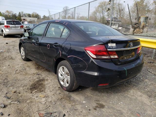 Photo 3 from auction – 2014 HONDA CIVIC LX with VIN 19XFB2F50EE260514