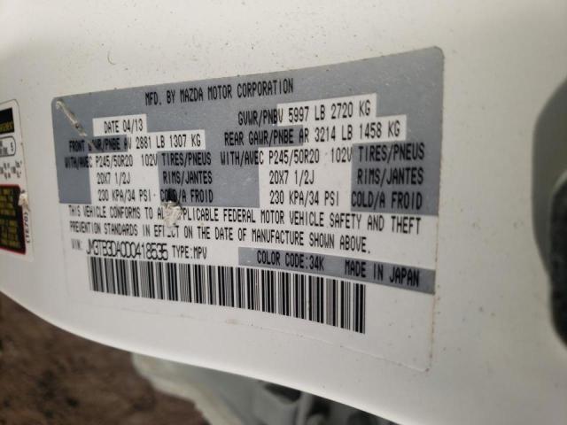 Photo 10 from auction – 2013 MAZDA CX-9 GRAND with VIN JM3TB3DA0D0418535