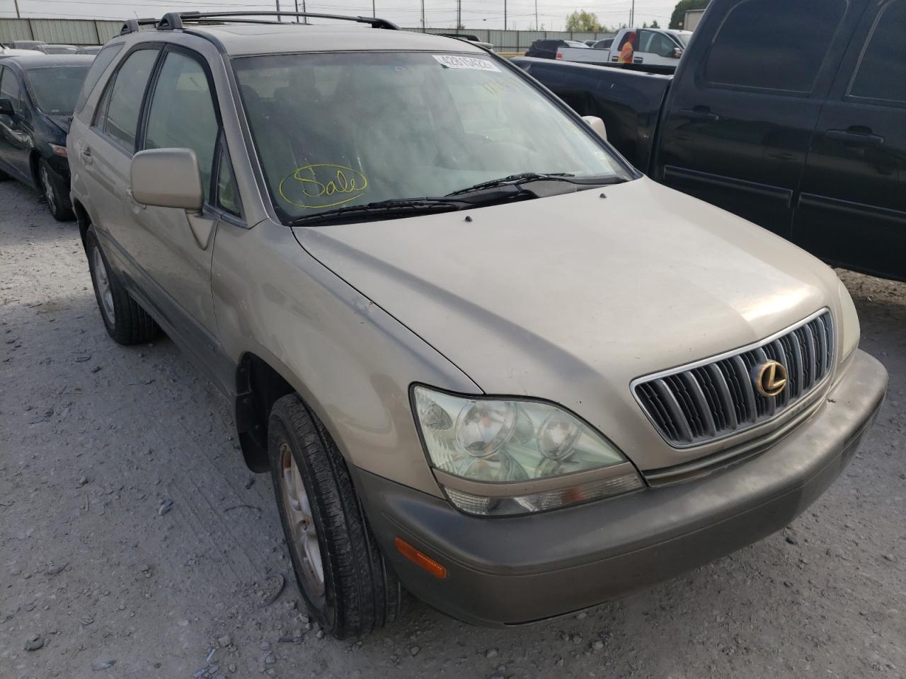 LEXUS RX 2002 with VIN JTJGF10U220121599 - Photo from auction