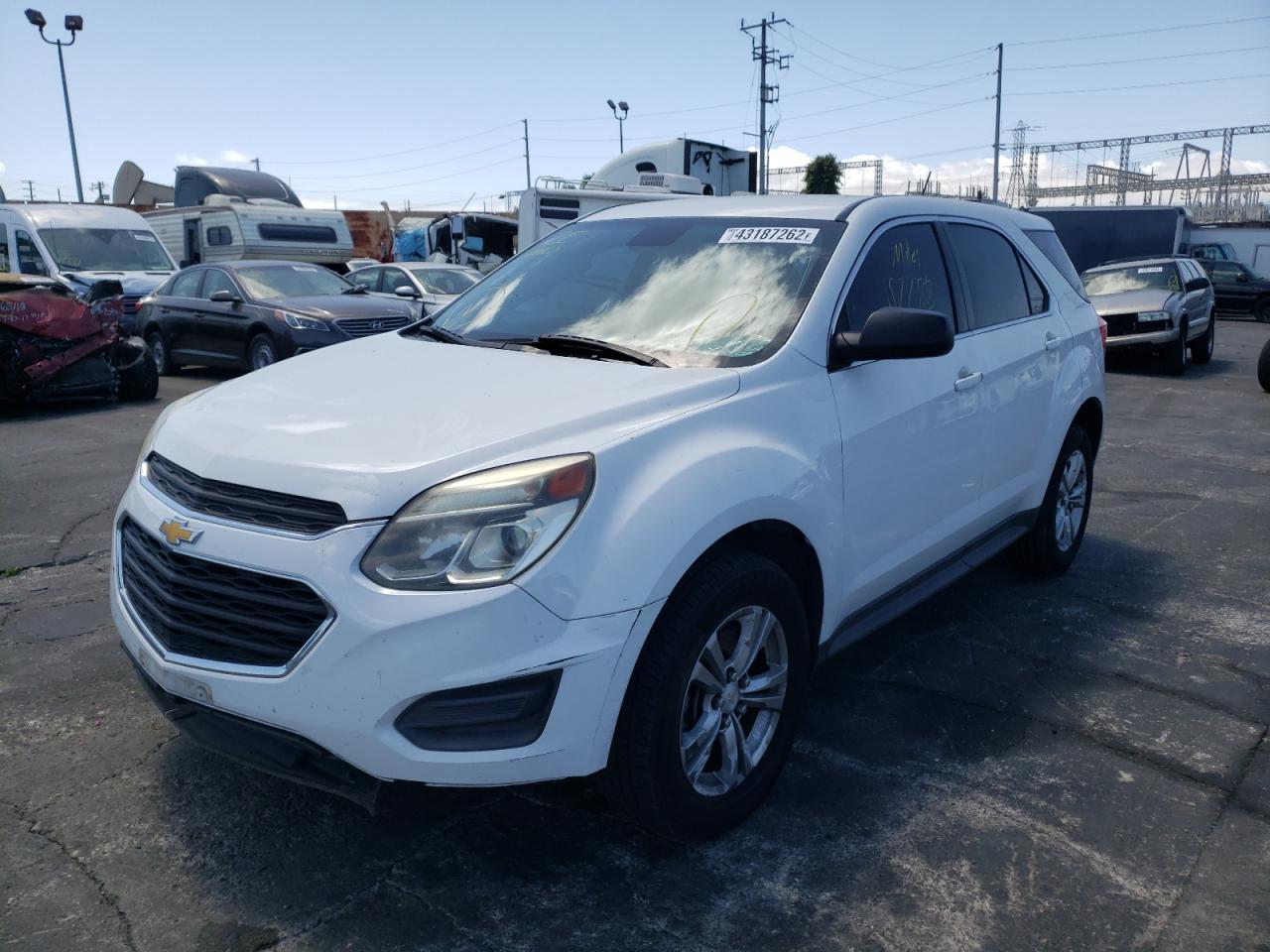 Photo 2 from auction – 2016 CHEVROLET EQUINOX LS with VIN 2GNALBEK7G1139288