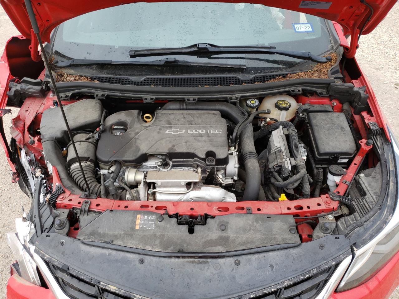 Photo 7 from auction – 2017 CHEVROLET CRUZE LT with VIN 3G1BE6SM9HS591889