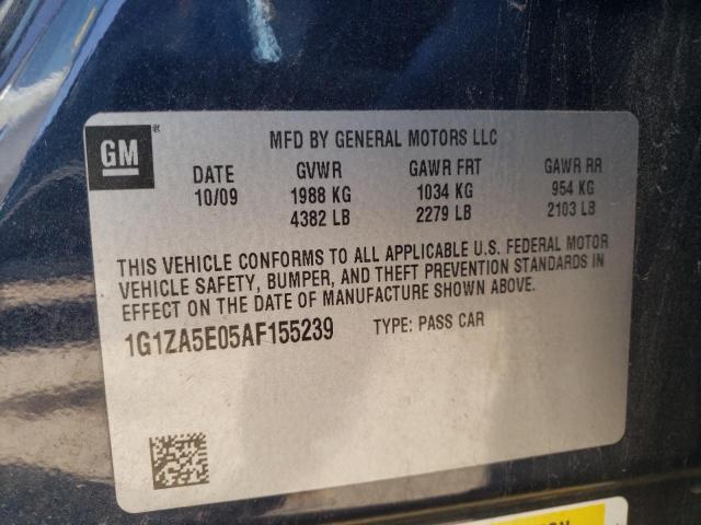 Photo 10 from auction – 2010 CHEVROLET MALIBU LS with VIN 1G1ZA5E05AF155239