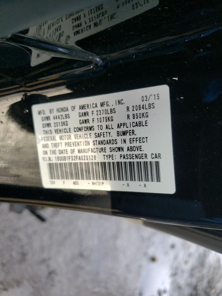 Photo 10 from auction – 2015 ACURA TLX TECH with VIN 19UUB1F52FA020128