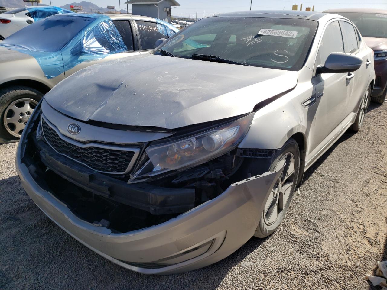Photo 2 from auction – 2013 KIA OPTIMA HYB with VIN KNAGM4AD0D5048647