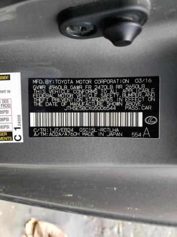 Photo 10 from auction – 2016 LEXUS RC 350 with VIN JTHSE5BCXG5006544