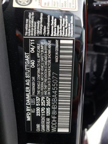 Photo 10 from auction – 2011 MERCEDES-BENZ E 350 4MAT with VIN WDDHF8HB5BA455077