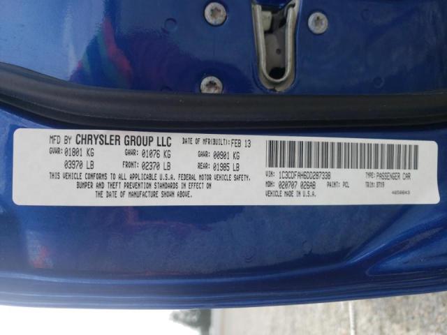 Photo 10 from auction – 2013 DODGE DART SE with VIN 1C3CDFAH6DD287338