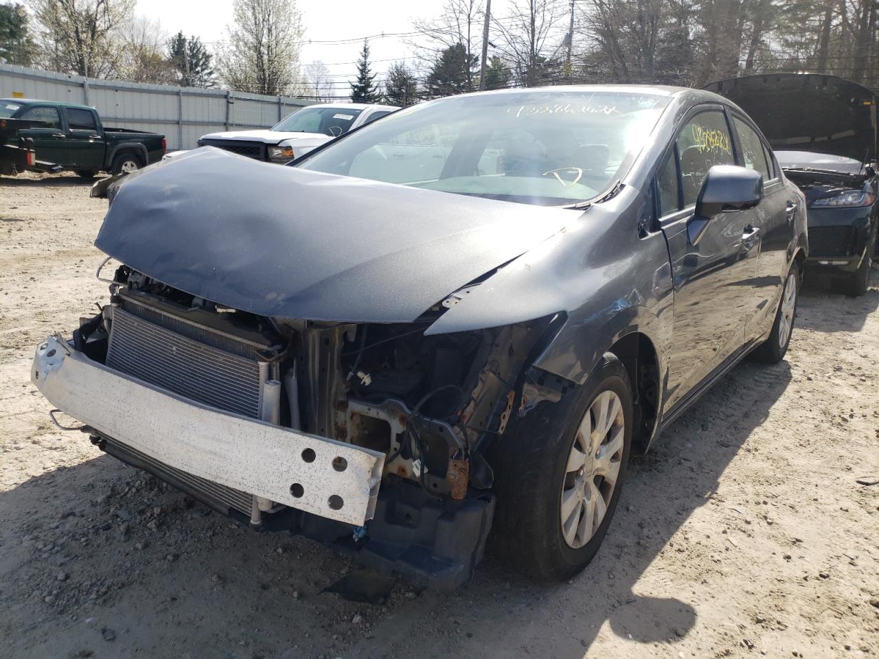 Photo 2 from auction – 2012 HONDA CIVIC EXL with VIN 2HGFB2F95CH556974