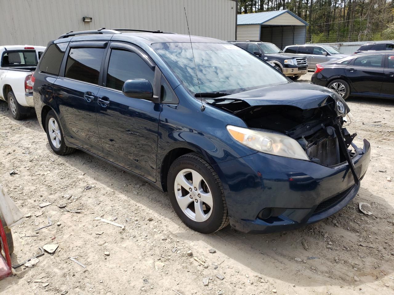 TOYOTA SIENNA LE 2011 with VIN 5TDKK3DC6BS117297 - Photo from auction