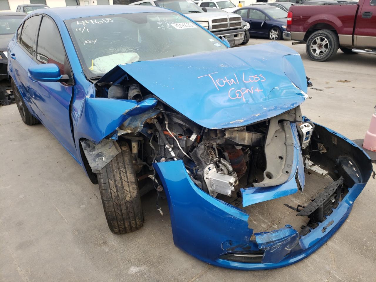 DODGE DART SE 2016 with VIN 1C3CDFAA1GD555834 - Photo from auction