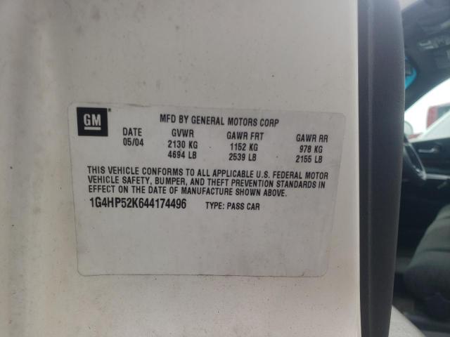 Photo 10 from auction – 2004 BUICK UK with VIN 1G4HP52K644174496